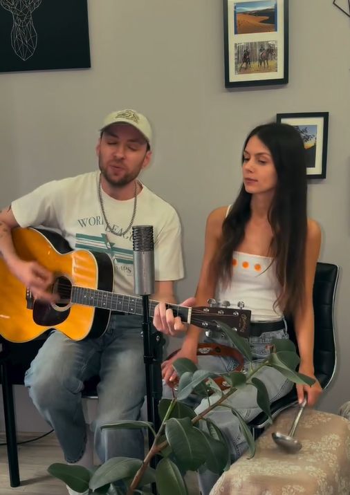 Dominik Dudek z ukochaną Olą