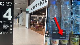 Mała butelka wody kosztuje na lotnisku nawet 9 zł. Branża tłumaczy, kto ustala ceny