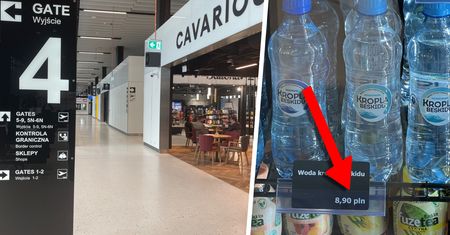 Mała butelka wody kosztuje na lotnisku nawet 9 zł. Branża tłumaczy, kto ustala ceny