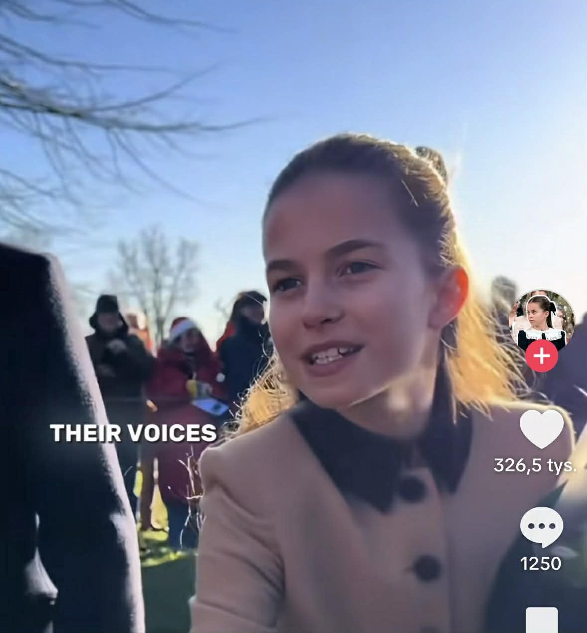 Nagranie, gdzie słychać głosy Charlotte, Louisa i George'a hitem