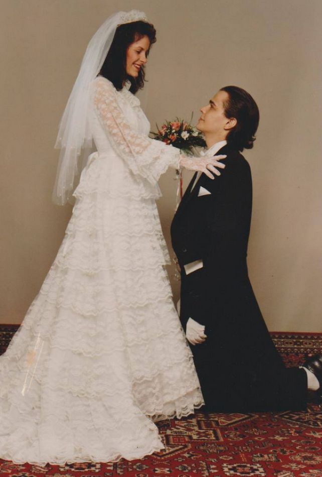 Robert i Monika Gawlińscy w 1987 r.