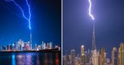 Spektakularne nagranie z Dubaju. Piorun uderzył w Burdż Chalifę