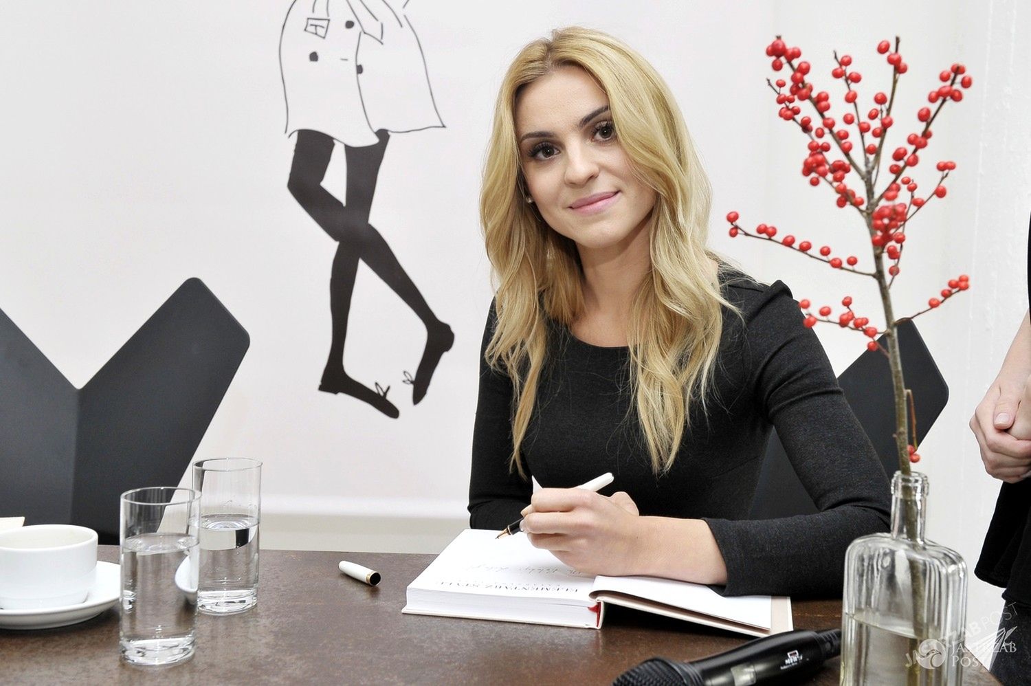 Kasia Tusk, promocja książki "Elementarz stylu", październik 2015 r. (fot. AKPA)
