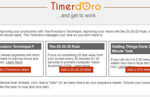 Timerdoro - wygodny licznik online (fot.: Timerdoro.com)