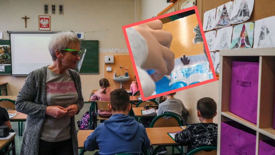 Nowa moda w szkole. Kleją z papieru "akwarium" tak, żeby nauczyciel nie zauważył