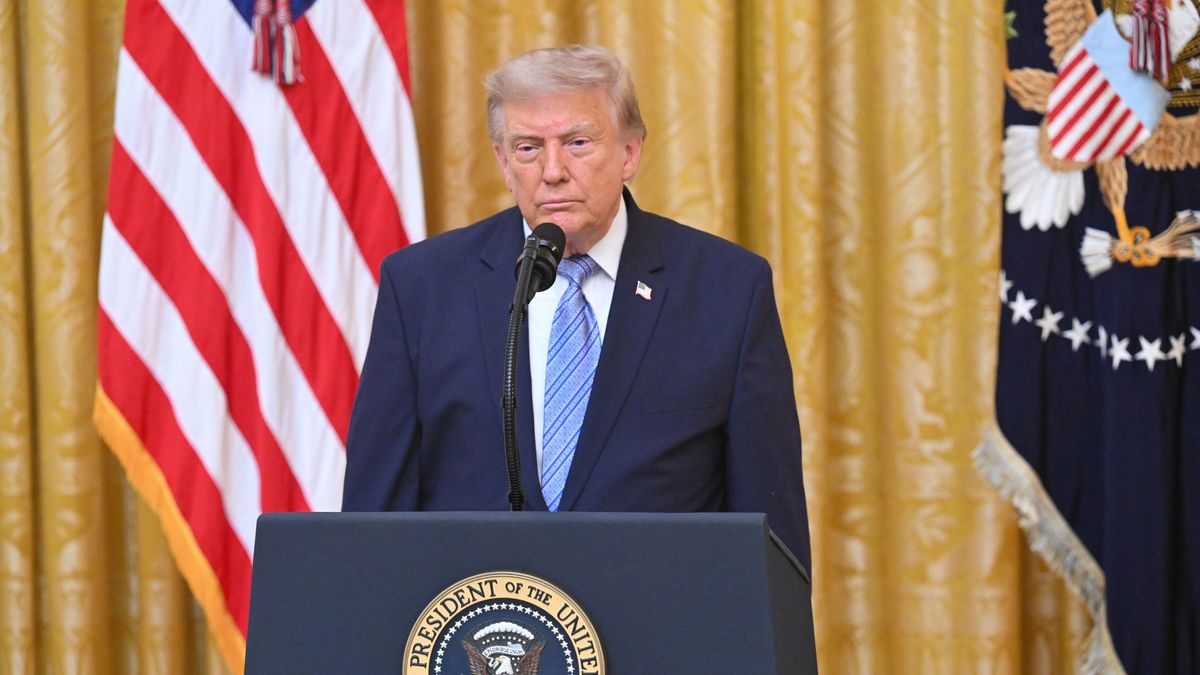 US President Donald Trump addresses the nation from the East Room of the White House in Washington, DC, USA, 16 July 2026. EPA/SAUL LOEB / POOL Dostawca: PAP/EPA.