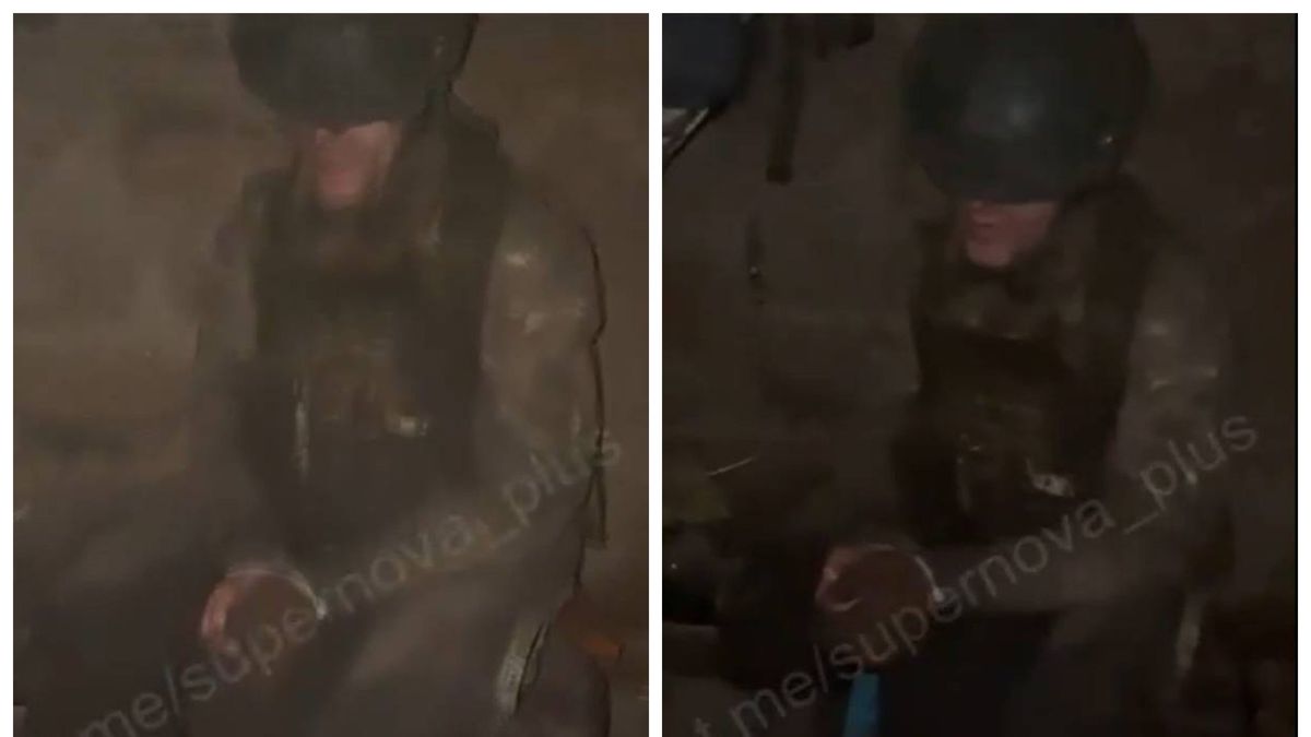 Rosyjski żołnierz wzruszył się, gdy dostał butelkę wody od Ukraińców