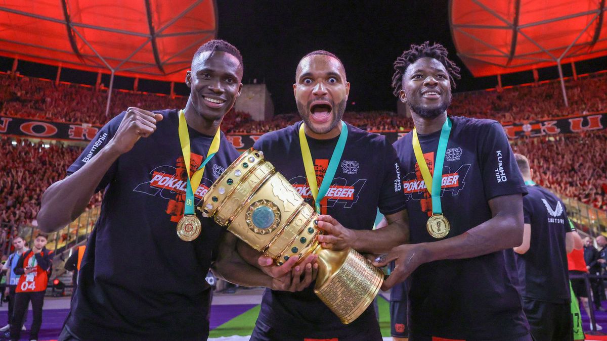 Getty Images / Juergen Fromme - firo sportphoto/Getty Images) / Odilon Kossounou, Jonathan Tah i Edmond Tapsoba 