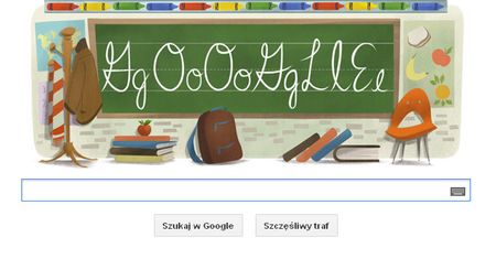 Pierwszy dzień szkoły w Google Doodle