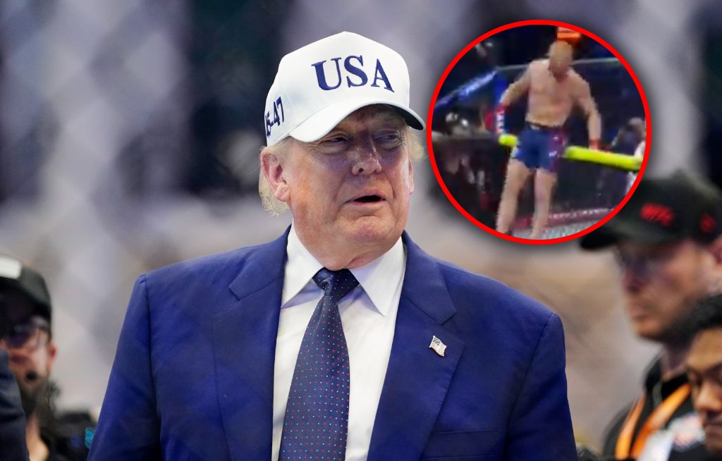 Zawodnik MMA ruszył w kierunku Trumpa. Teraz mówi o tym cały świat