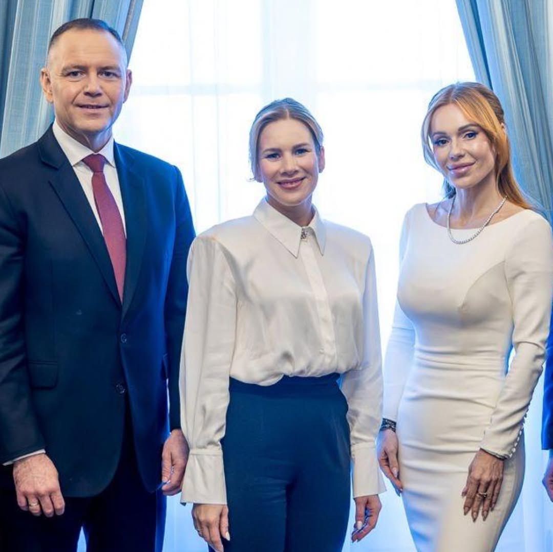 Doda z parą prezydencką