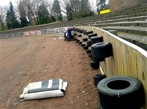 Tak bandy w Heusden-Zolder były zabezpieczane w ubiegłym roku (fot. Łukasz Zakrzewicz)