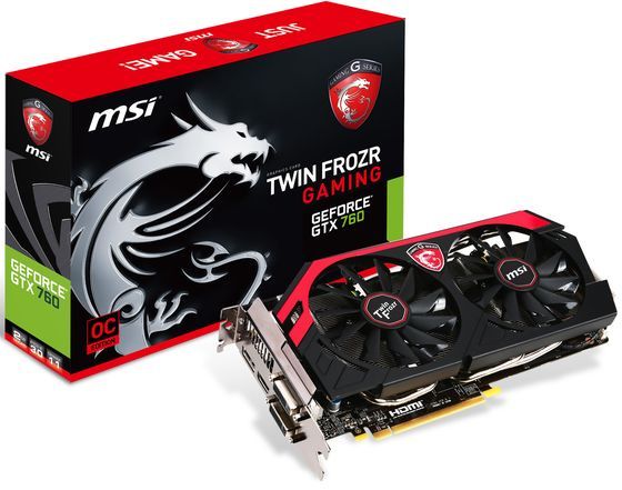 MSI GeForce GTX 760 Gaming OC karta graficzna zdjęcie opakowanie