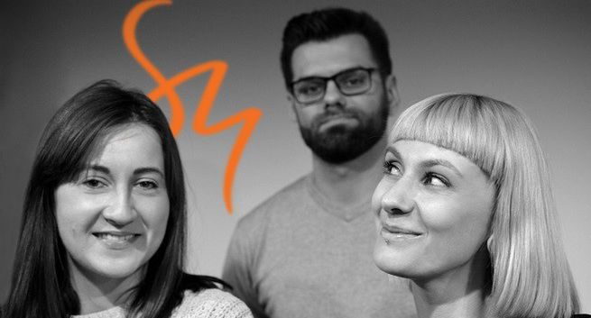 Natalia Białek, Elżbieta Łapczyńska i Łukasz Machejek w agencji S4