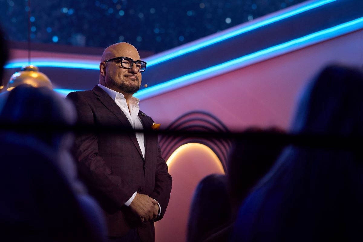 Zdjęcie z planu programu "Randka w ciemno" 