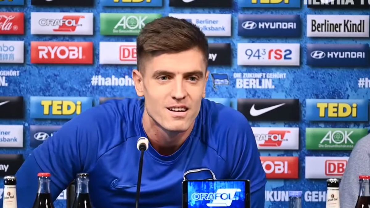 YouTube / Hertha BSC / Na zdjęciu: Krzysztof Piątek 