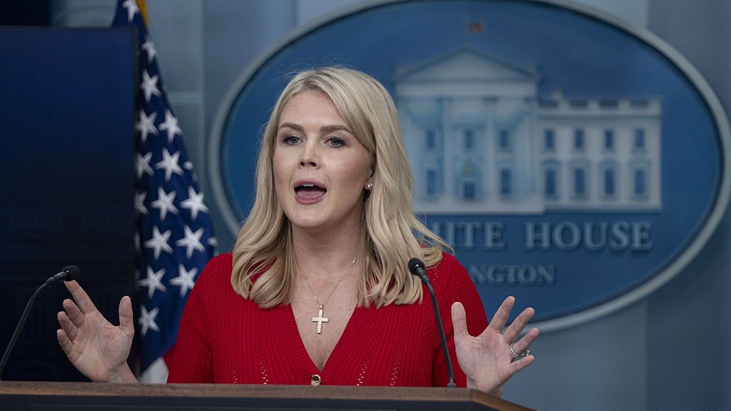 White House daily press briefing
WASHINGTON DC, UNITED STATES - MAY 29: White House press secretary Karoline Leavitt speaks at the White House Press Briefing room in Washington DC., United States on May 29, 2025. (Photo by Celal Gunes/Anadolu via Getty Images)
Anadolu
america, international relations, policy, world