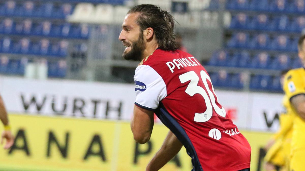 PAP/EPA / FABIO MURRU  / Na zdjęciu: Leonardo Pavoletti