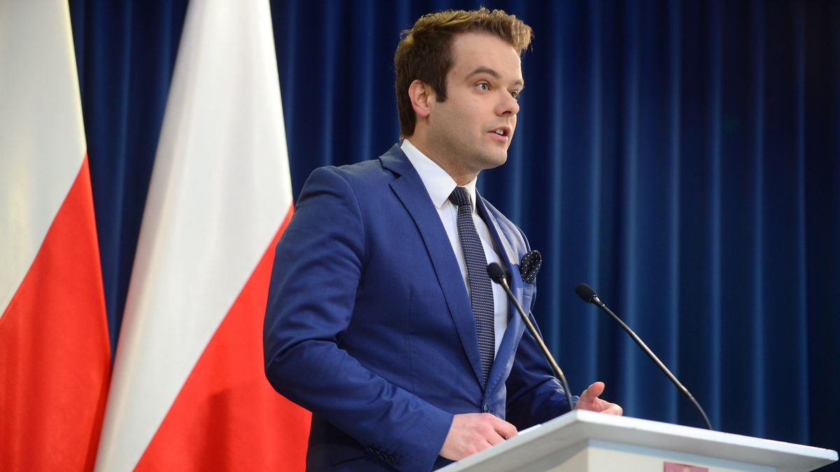 Rzecznik rządu Rafał Bochenek