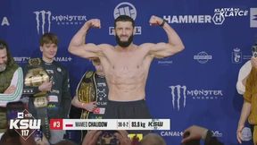 Mamed Chalidow zaskoczył na ważeniu! Legenda KSW lżejsza od limitu