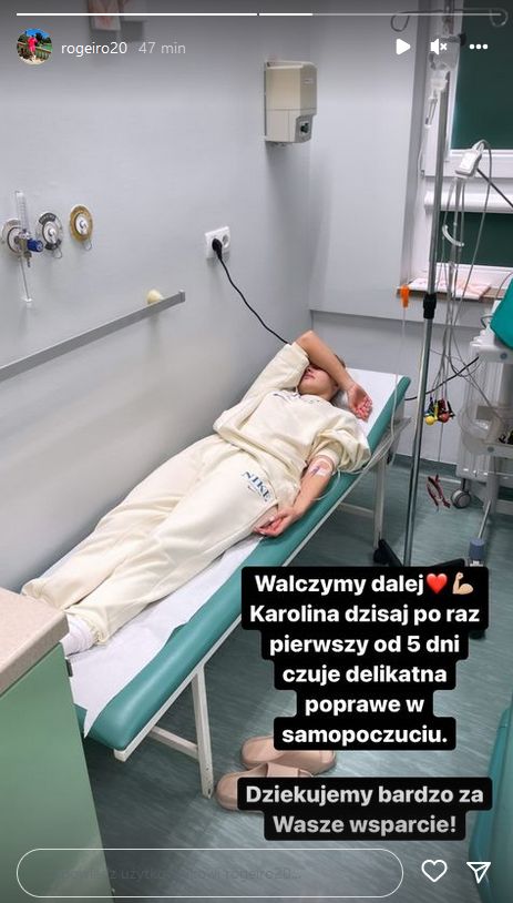 Mąż Karoliny Pisarek komentuje jej stan zdrowia