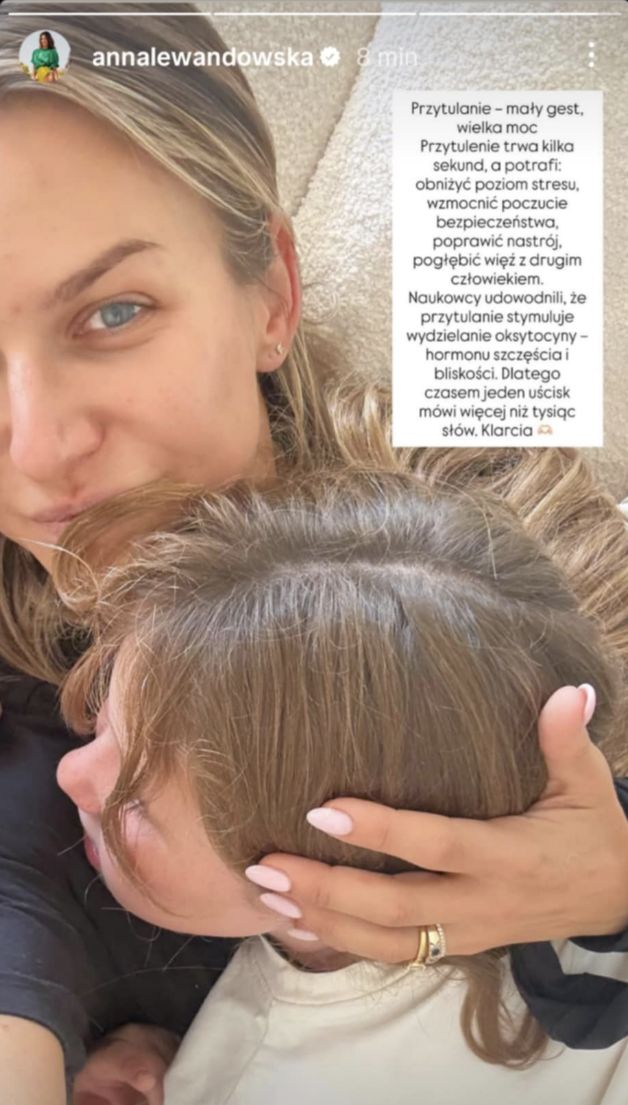 Anna Lewandowska z Klarą