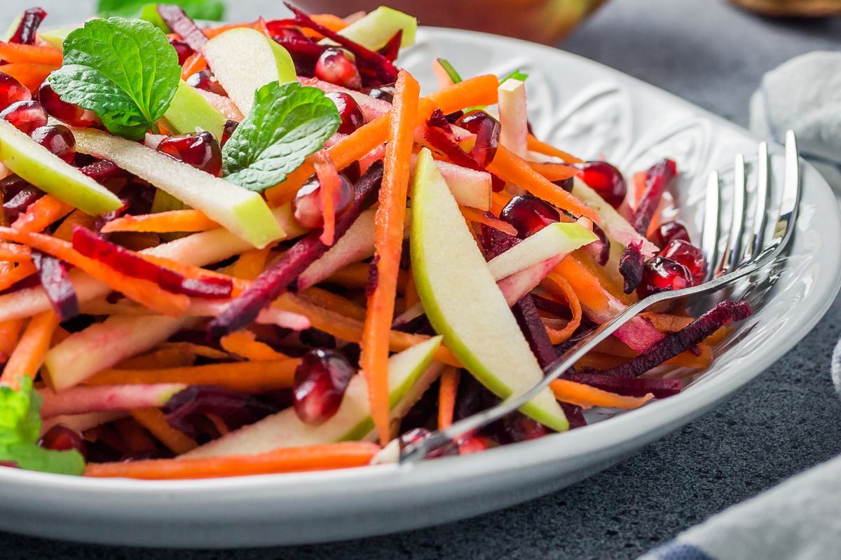 Fermented beet salad.