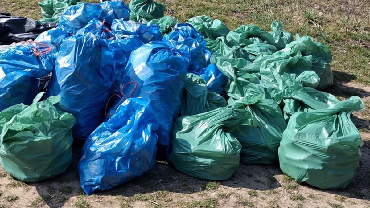 Tyle śmieci zebrali w dwie godziny.