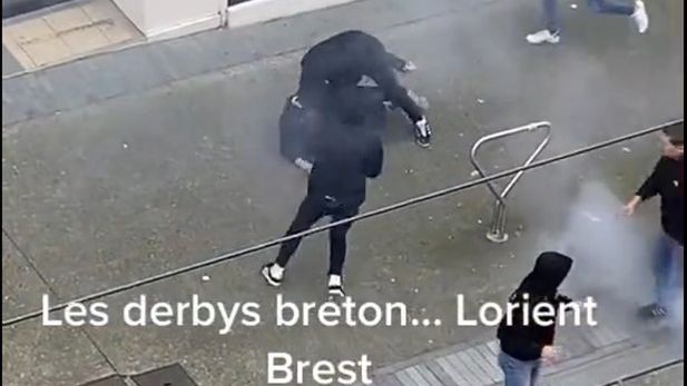Twitter / WP SportoweFakty / Zdjęcie: Walki przed derbami Bretanii