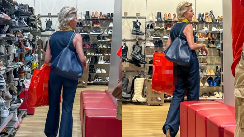 Racewicz buszuje po sklepach w poszukiwaniu idealnych butów