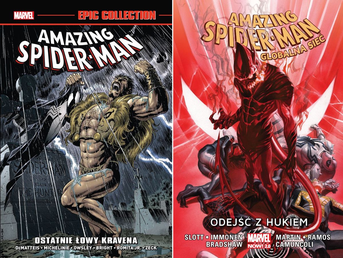 "Amazing Spider-Man: Ostatnie łowy Kravena" i "Odejść z hukiem", Egmont 2021