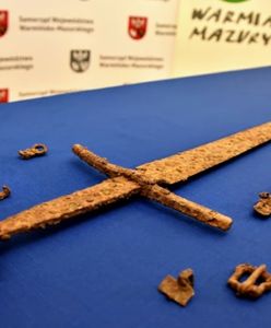 Wyjątkowe odkrycie pod Olsztynem. Znaleziono nagi miecz grunwaldzki