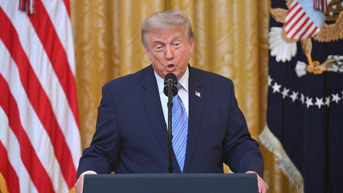 Temporary
US President Donald Trump addresses the nation from the East Room of the White House in Washington, DC on July 16, 2026. (Photo by SAUL LOEB / POOL / AFP)
SAUL LOEB