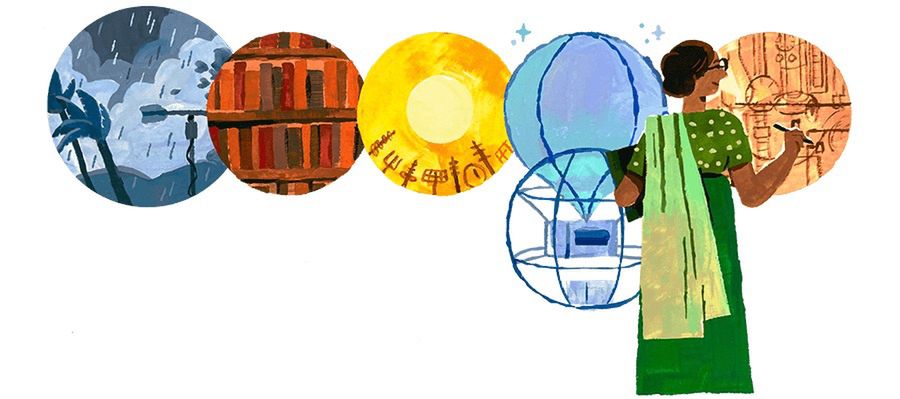 Google Doodle świętuje 104. urodziny Anny Mani.