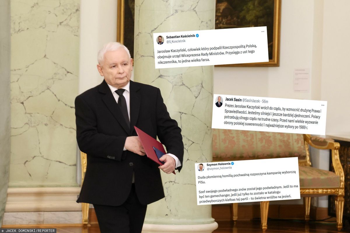 Burza po wejściu Kaczyńskiego do rządu. "Podpalił Rzeczpospolitą"