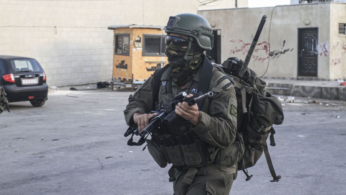 Żołnierz Sił Obronnych Izraela (IDF) w Gazie 