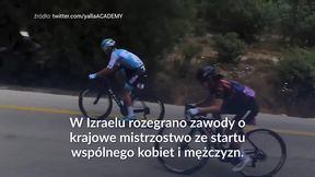 #dziejesiewsporcie: Niecodzienne wydarzenie w wyścigu kolarskim