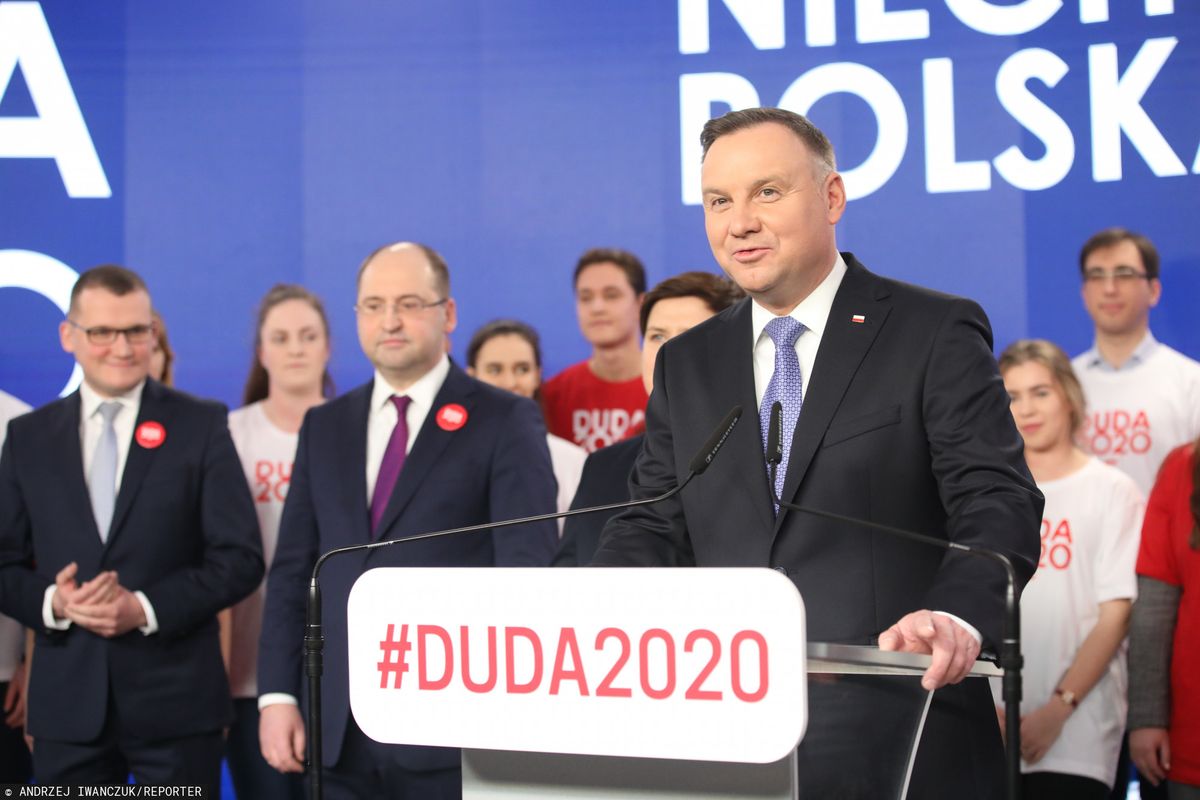 Wybory prezydenckie 2020. Prezydent Andrzej Duda zaprezentował sztab wyborczy