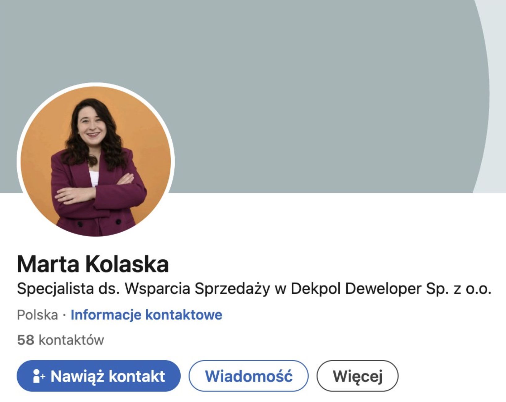 Profil Marty Kolaski na Linkedin