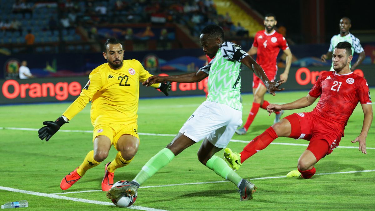 Zdjęcie z meczu Nigeria - Tunezja o 3 miejsce w Pucharze Narodów Afryki 2019