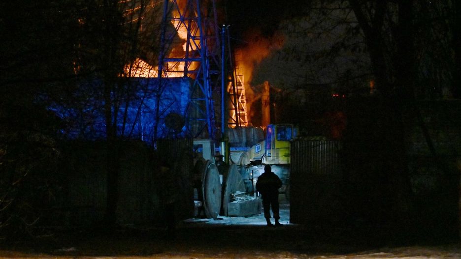 Nocny atak dronów na Kijów. Zdjęcie ilustracyjne