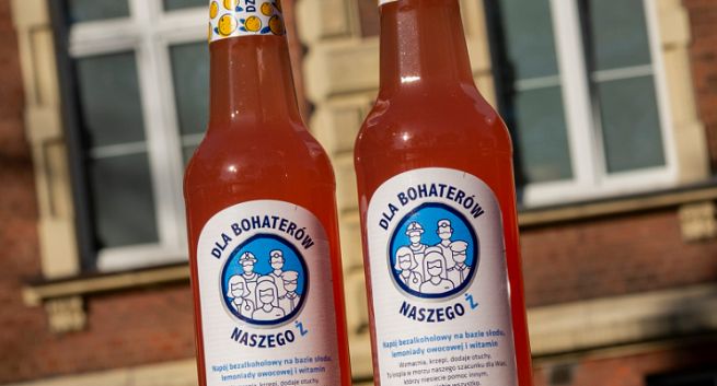 Żywiec dostarcza szpitalom i służbom bezalkoholowy napój „dla bohaterów naszego Ż”