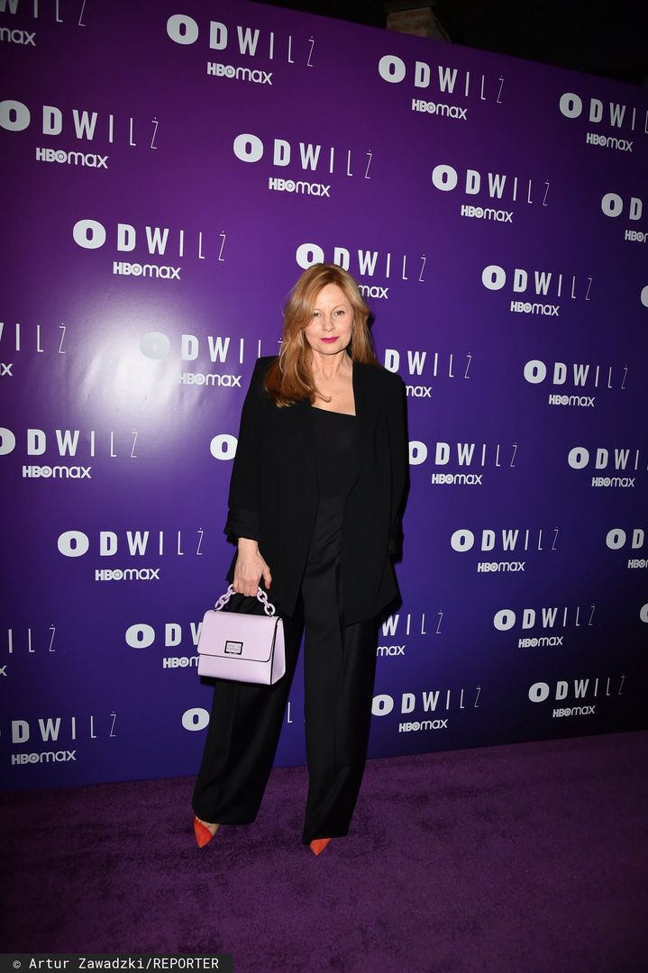 Ewa Skibińska na premierze "Odwilży" 