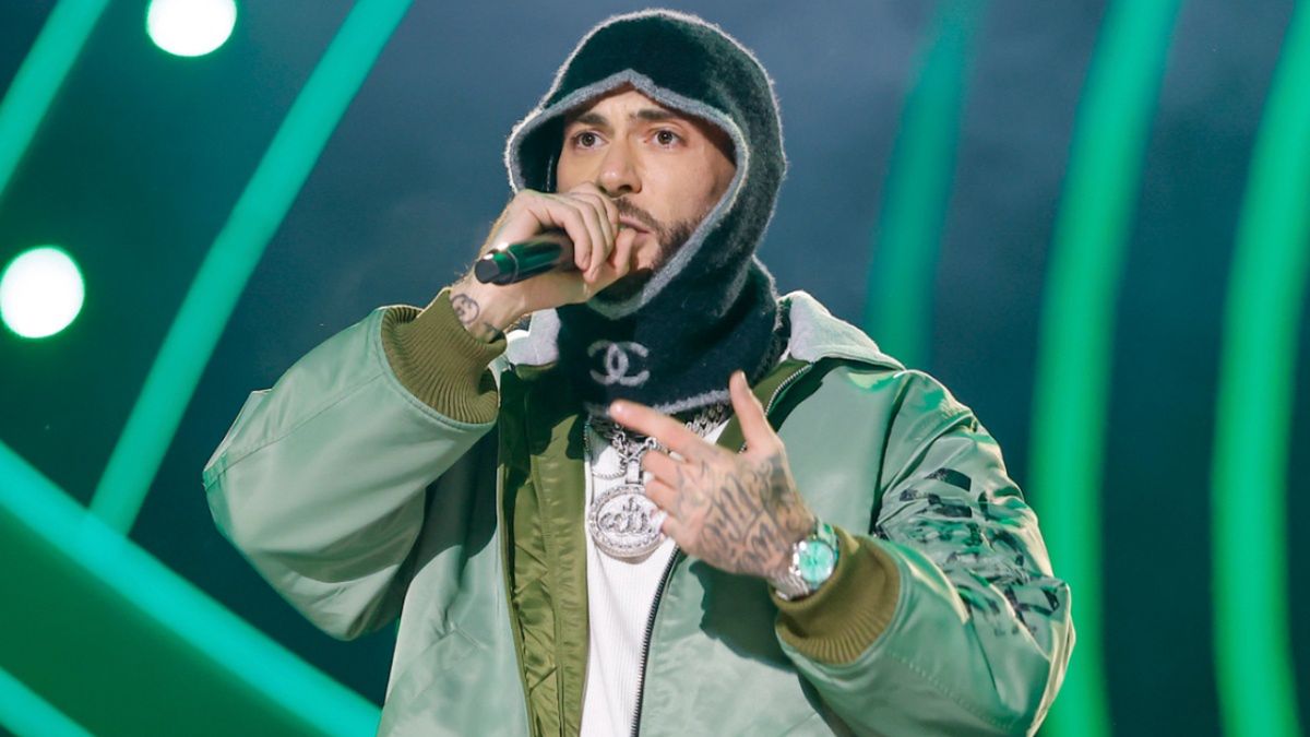 Malik Montana podczas "Sylwestra z Dwójką"