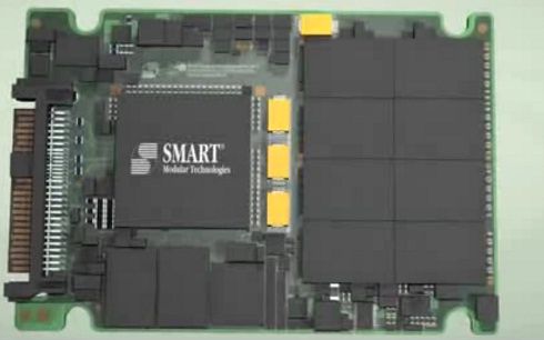 dysk SSD  Smart Modular Optimus - wnętrze