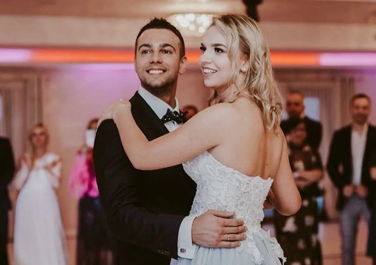 Oliwia i Łukasz podczas wesela w "Ślubie od pierwszego wejrzenia"