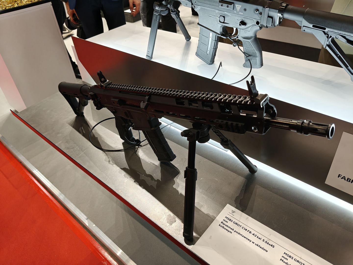 Propozycja karabinka Grot A3 pokazana podczas targów MSPO.