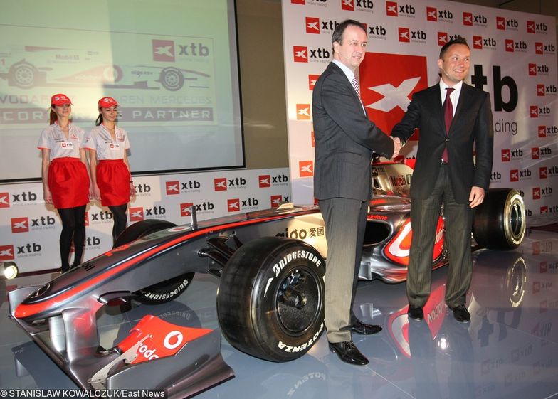 Dom Maklerski XTB był jednym ze sponsorów teamu Formuły 1.