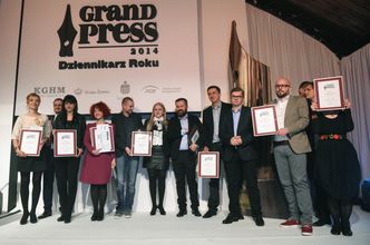 Grand Press 2014 rozdane. Wśród nominowanych dziennikarz MenStream.pl