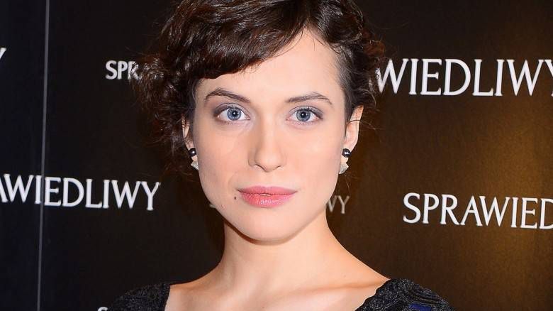 Aleksandra Hamkało z ciążowym brzuszkiem na premierze filmu "Sprawiedliwy"